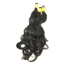 Cabelos Humano Leves Ondas De 60cm 150 Gramas. Cor Castanho Foto mini 4