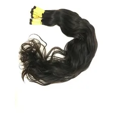 Cabelos Humano Leves Ondas De 60cm 150 Gramas. Cor Castanho Foto mini  2