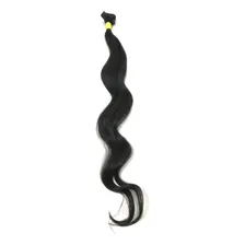 Cabelos Humano Leves Ondas De 60cm Tecido Com 100 Gramas. Cor Castanho Foto mini 4