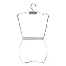 Cabide Acrílico Silhueta Collant Adulto Transparente 10 Peça Foto mini 1