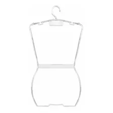 Cabide AcrÃlico Silhueta Collant Infantil Transparente 10 Un Foto mini 1