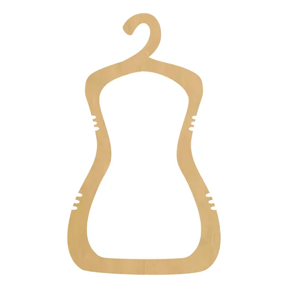 Cabide Biquini Mdf Com Logo Personalizado Kit 10 Und Foto 1
