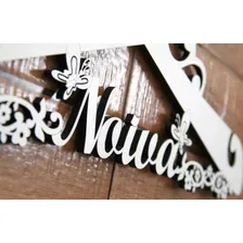 Cabide Da Noiva Com Borboletas E Pássaros Mdf Corte À Laser Foto mini 2