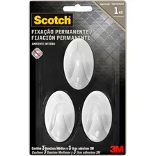 Cabide De Banheiro 3m Branco Em Kit X 3 Unidades Foto  mini 1