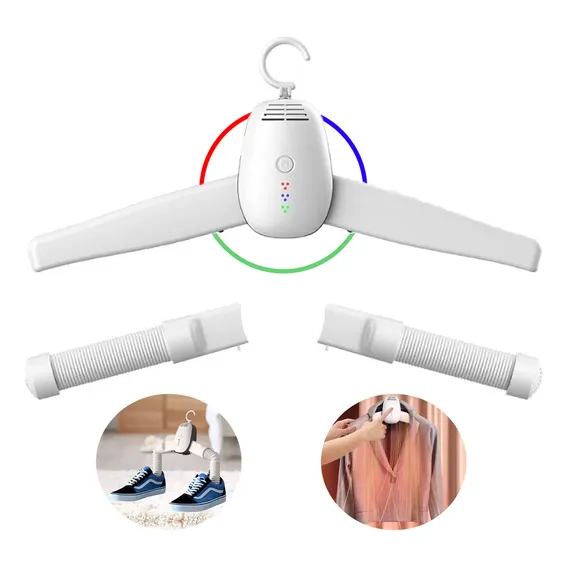 Cabide Eletrico Secadora De Roupa 110v Portatil Terno Vestid Cor Branco Foto 1