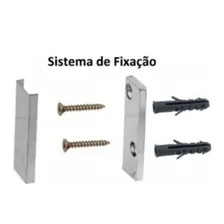 Cabide Gancho Em Alumínio E Inox Modelo Quadrado Preto Fosco Foto mini 2