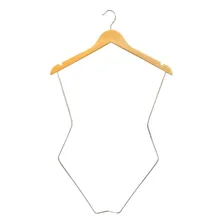 Cabide Madeira Silhueta Marfim Adulto Cabide Para Arara OFS OnlyforShop Foto mini  3