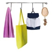 Cabide Multiuso Suporte Metal Ganchos Pendurar Cintos Bolsas Foto mini 2