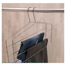 Cabide Para Calça - Kit Com 10 Peças Em Aço Cromado Foto mini 2