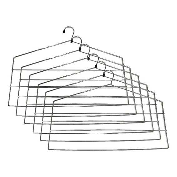Cabide Para Calça - Kit Com 10 Peças Em Aço Cromado Foto 1