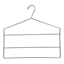Cabide Para Calças Triplo Aço Cromado Reforçado Kit Com 6 Foto mini 2