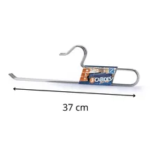 Cabide Para Calça/secador/varão 38cm Cromado Arthi 3un Foto mini 3