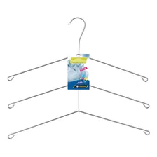 Cabide Para Camisa Triplo Aço Cromado 3 Kit Passerini Foto mini 1