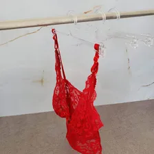 Cabide Para Lingerie Cristal Com Encaixe Para Alças Organiza Foto mini 4
