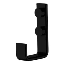 Cabide Suporte Multiuso De Parede Preto Fosco Future Cor Preto Foto mini 2