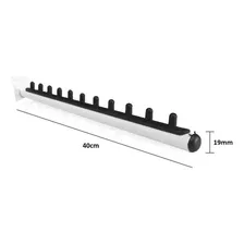 Cabideiro Arara Rt Painel Canaletado P/11 Cabides Kit 8 Und Foto mini 3