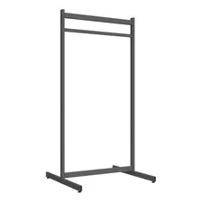 Cabideiro Arara Simples 135cm Cinza Dewt Foto  mini 1