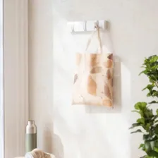 Cabideiro Retratil Flip Branco Ganchos Suspenso Parede Umbra Foto mini 4