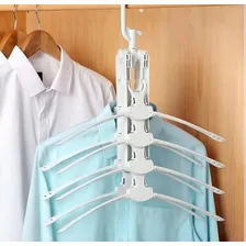 Cabideiros Organizador Roupas Articulado Compacto Dobrável Cor Branco Foto mini 4