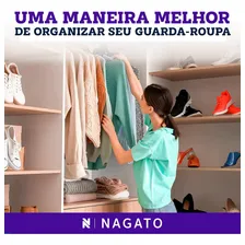 Cabides NAGATO Cabide Ultrafino Cabide Atacado Calça Roupa para blusa Kit de 30 unidades cor cinza Foto mini 4