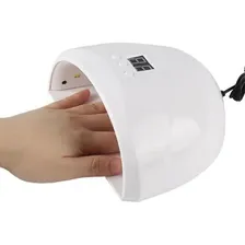 Cabine Led Uv Secagem Unha Manicure Gel Acrigel Branca Foto mini 2