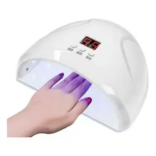 Cabine Led Uv Secagem Unha Manicure Gel Acrigel Branca Foto mini 1
