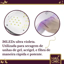 Cabine Sun X5 Plus Led Uv 80w Hibrida Unha Gel Acrigel Foto mini 3