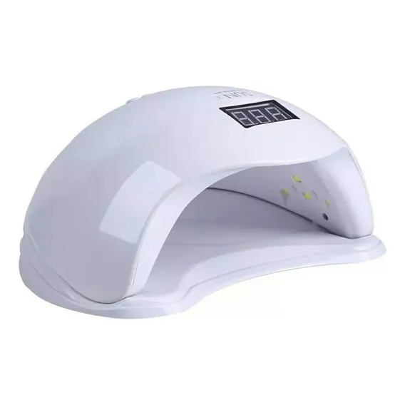 Cabine Unha Unha Manicure Gel Led 48w Sun Seca Esmalte Comum Cor Branco 110V/220V Foto 1
