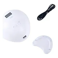Cabine Unha Unha Manicure Gel Led 48w Sun Seca Esmalte Comum Cor Branco 110V/220V Foto mini 2