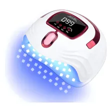 Cabine Uv Seca Esmalte Maquina Unha Gel Alongamento Sun S5 Cor Rosa Foto  mini 1