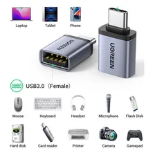 Cabo 1,5m Ugreen Pl2303 Usb 2.0 / Serial Rs232 X0 Cor Cinza Foto mini 2