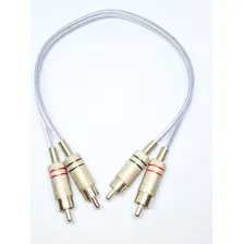 Cabo 2 Rca+2 Rca 1,8m Metal Blindado Profissional Foto mini 1