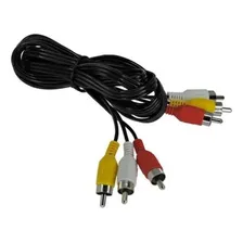 Cabo 3 Rca X 3 Rca Áudio Vídeo 1,5m Foto  mini 1
