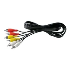 Cabo 3+3 Rca C/ Cabo Coxial Ouro 2.0m Foto mini 2