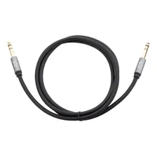 Cabo 5m P10 Stereo 6.35mm Balanceado Trs Profissional cor preto Cabos & Plugs Foto mini  2