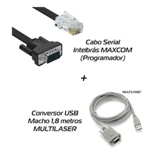 Cabo Adapt Intelbras Maxcom X Conversor Multilaser Usb Rs232 Foto mini  2
