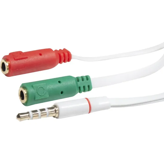 Cabo Adaptador Celular P3 X P2 Fone Mic Áudio Microfone Foto 1