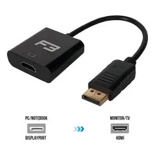 Cabo Adaptador Conversor Displayport Para Hdmi Fêmea F3 Foto mini 2