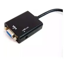 Cabo Adaptador Conversor Hdmi Para Vga Com Saída P2 Áudio Foto mini  2