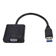 Cabo Adaptador Conversor Usb Para Vga Monitor 3.0 Ou 2.0 Foto mini 2