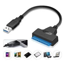 Cabo adaptador de disco rÃgido Noga USB 3.0 para Sata2.5 HDD - conector SATA - dock SATA - cabo SATA - cabo USB SATA - cabo USB - cabo SATA Foto mini 1