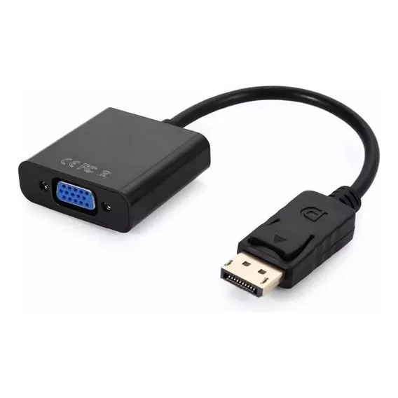 Cabo Adaptador Displayport Macho X Vga Femea Foto 1