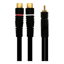 Cabo Adaptador Extensor Rca Y 1 Macho 2 Femea Foto mini  2
