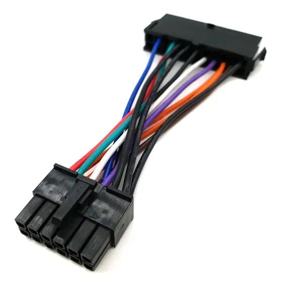 Cabo Adaptador Fonte Atx 24 Para 14 Pinos Para Lenovo Foto 1