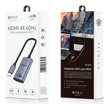 Cabo Adaptador Hrebos Usb-c P/ Hdmi 4k 60hz Premium Foto mini 4