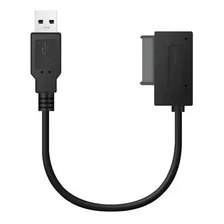 Cabo Adaptador Leitor Slimline Sata Laptop Cd / Dvd Rom Cor Preto Foto mini 3