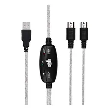Cabo Adaptador Midi Interface Usb Conversor Audio Gravacao Foto mini 3