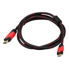 Cabo Adaptador Mini Hdmi 4k 1,50m Reforçado Nylon Kit 2 Un Foto mini 4