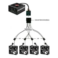 Cabo Adaptador Multi Fan Molex P/ 4 Coolers 3 E 4 Pinos Foto mini 2
