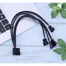 Cabo Adaptador Multi Fan Molex P/ 4 Coolers 3 E 4 Pinos Foto mini 3